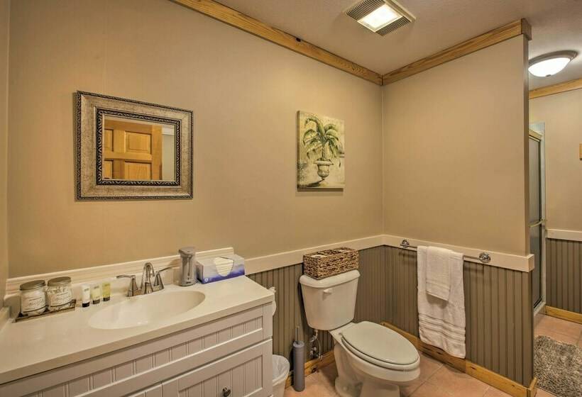 Kayaks & Boat Dock: Lakeside Hot Springs Retreat