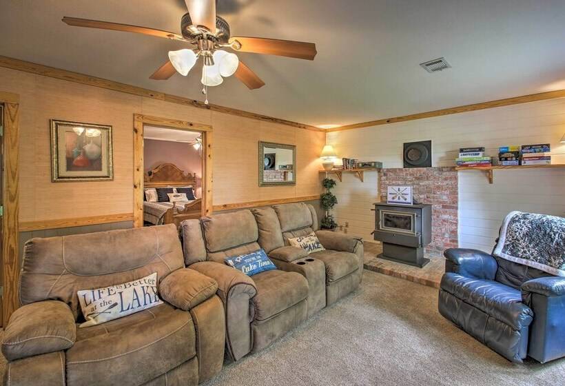 Kayaks & Boat Dock: Lakeside Hot Springs Retreat