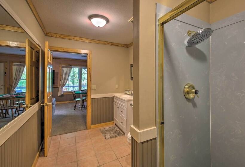 Kayaks & Boat Dock: Lakeside Hot Springs Retreat