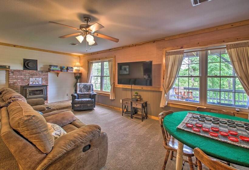 Kayaks & Boat Dock: Lakeside Hot Springs Retreat