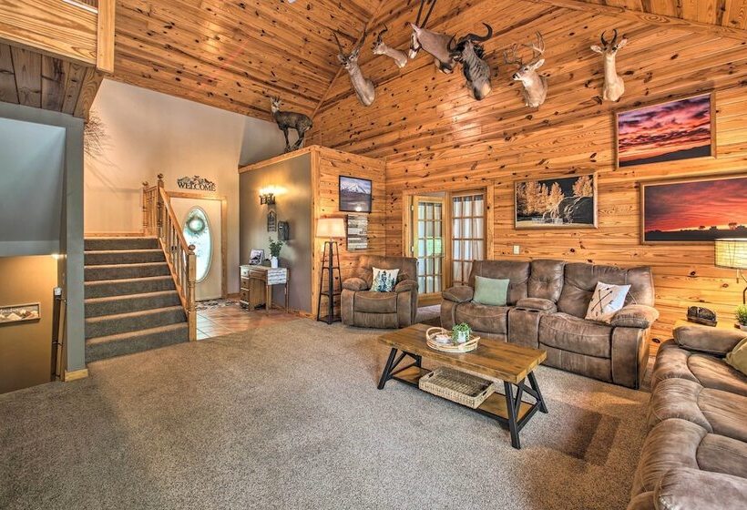 Kayaks & Boat Dock: Lakeside Hot Springs Retreat