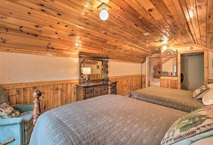 Kayaks & Boat Dock: Lakeside Hot Springs Retreat