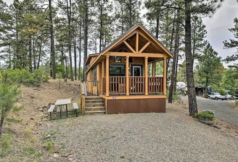 Pagosa Springs Tiny Cabin: Fish, Hike, Ski & Soak!