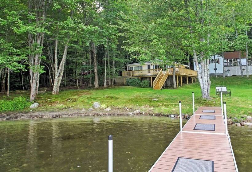 Scenic Lyman Home On Swan Pond W/ Wraparound Deck!