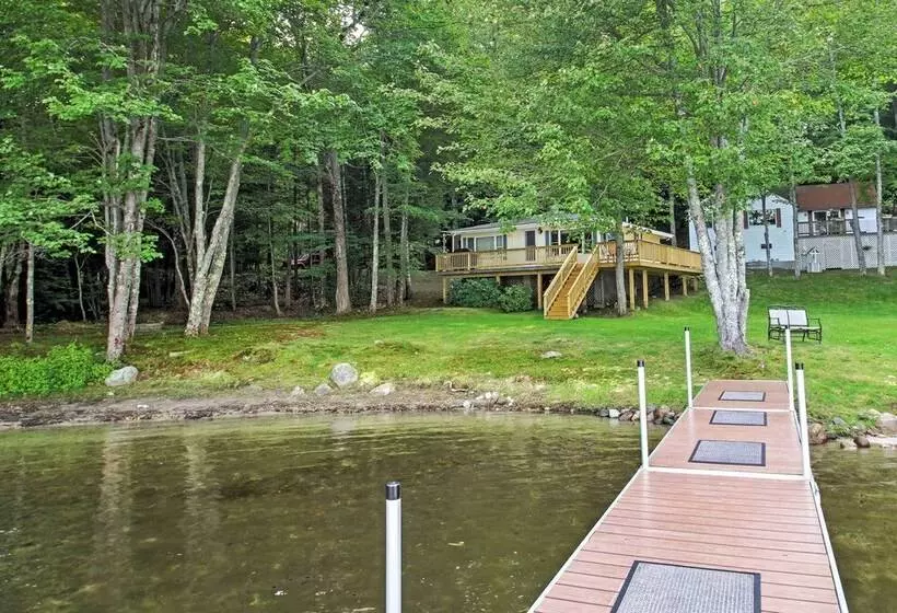 Scenic Lyman Home On Swan Pond W/ Wraparound Deck!