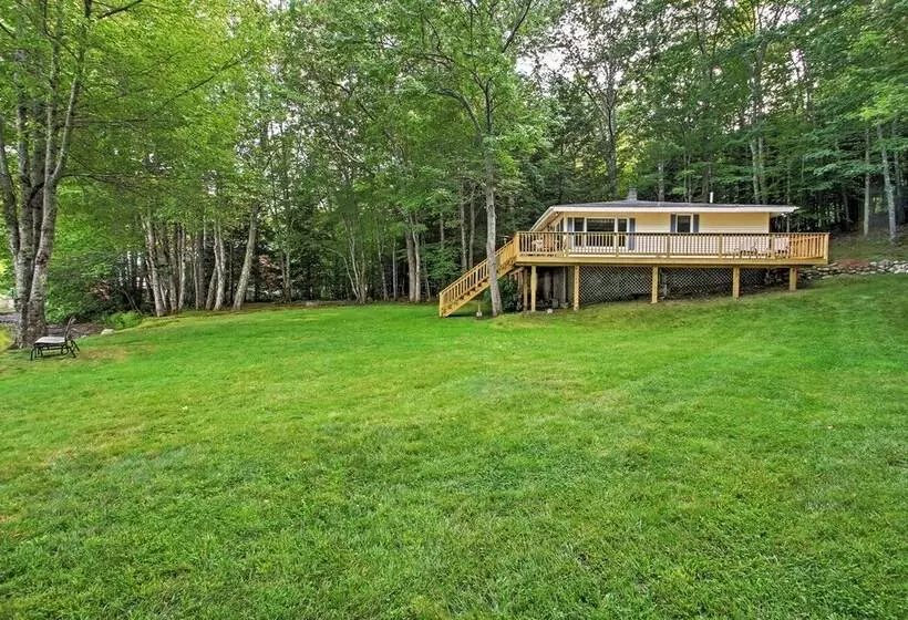 Scenic Lyman Home On Swan Pond W/ Wraparound Deck!