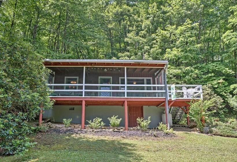 The Red Loft Candler Cottage Near Hiking Trails!