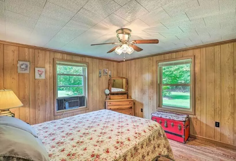 Porch & On Site Creek: Marshall Cabin Retreat