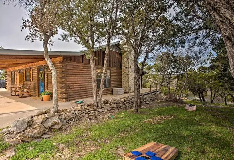 Chic Lakefront Cabin W/ Dock & Bluff Creek Views!