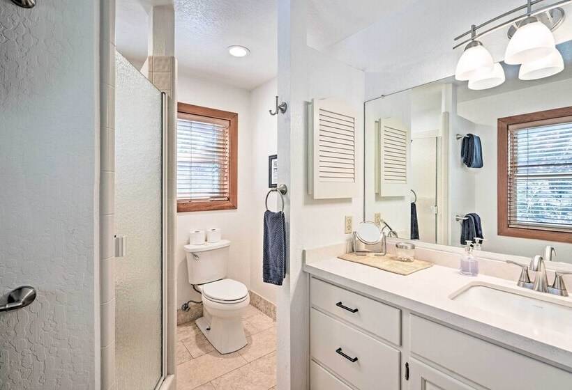 5 Mi To Hiking: Custom Cabin W/ Deck In Arnold!