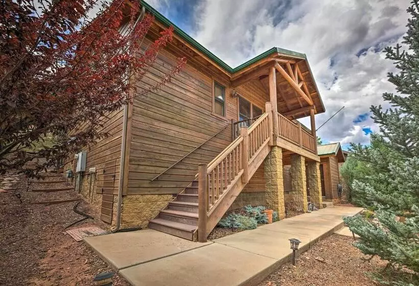 3 Mi To Fool Hollow Lake: Cozy Cabin W/ Deck