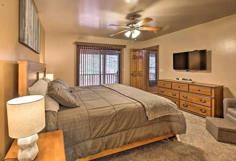 3 Mi To Fool Hollow Lake: Cozy Cabin W/ Deck