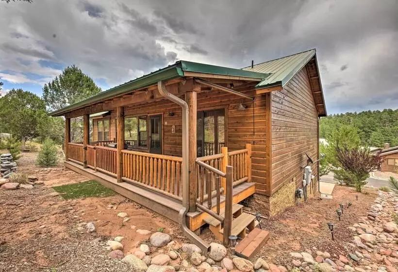 3 Mi To Fool Hollow Lake: Cozy Cabin W/ Deck