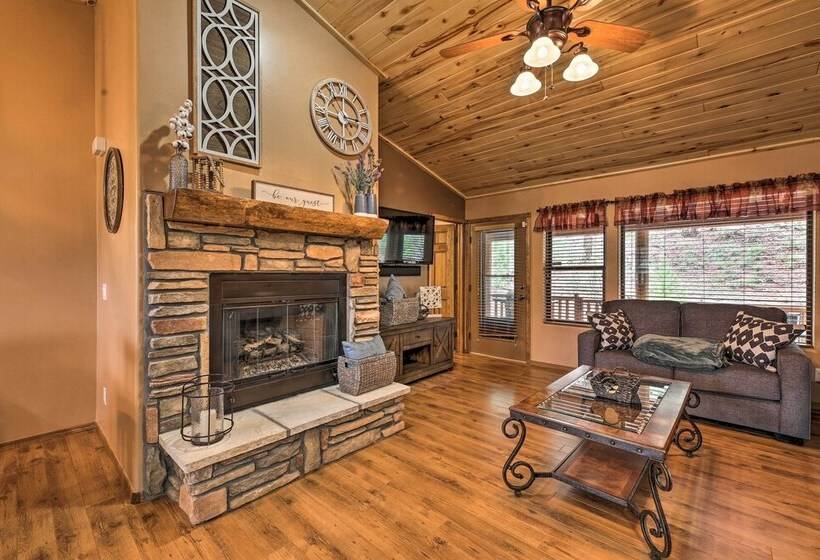 3 Mi To Fool Hollow Lake: Cozy Cabin W/ Deck