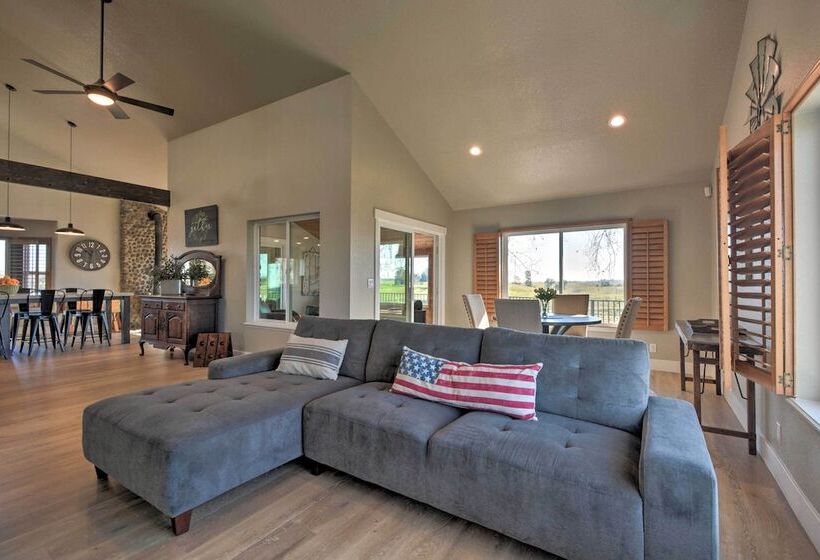 Picturesque Farmhouse On Working Almond Ranch