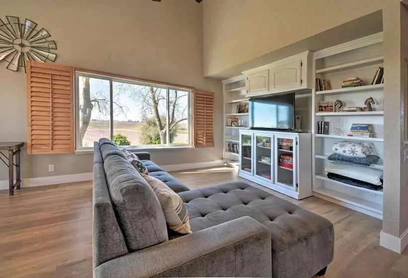 Picturesque Farmhouse On Working Almond Ranch