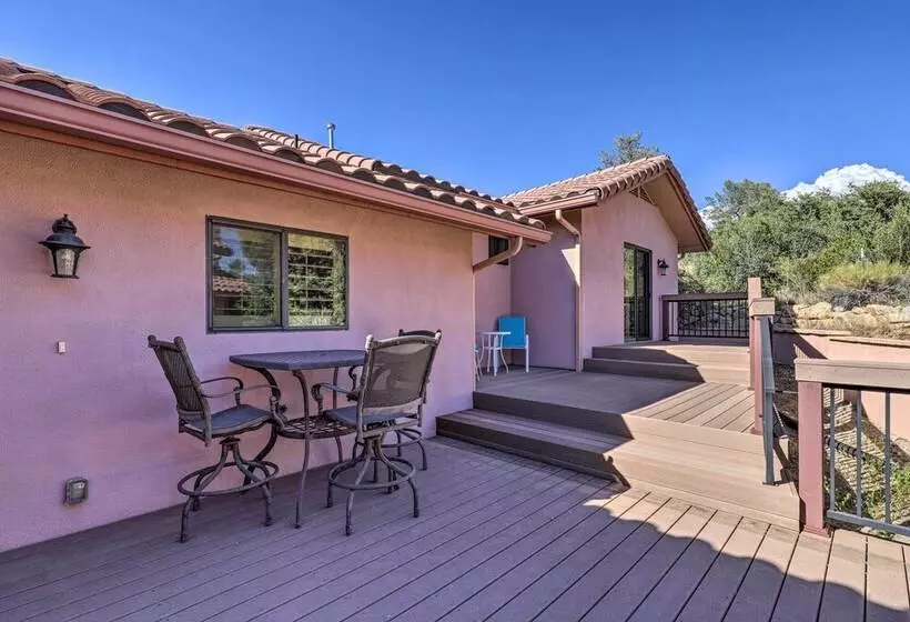 5 Mi To Butte Creek Trail: Prescott Home W/ Deck!