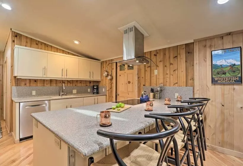 Spacious Whitefish Getaway: Hike, Ski, Bike & More