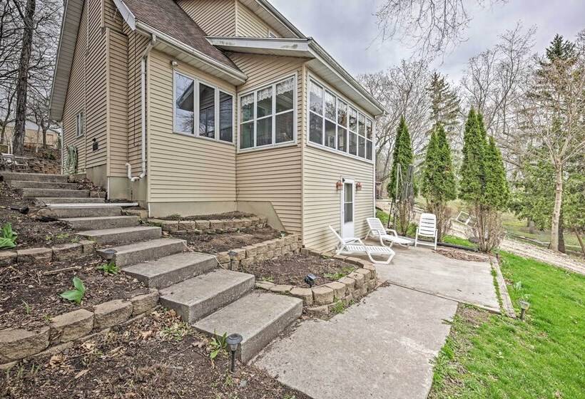 Waterfront Fond Du Lac Home On Deneveu Lake!