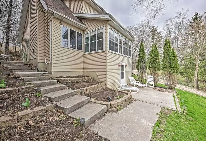 Waterfront Fond Du Lac Home On Deneveu Lake!