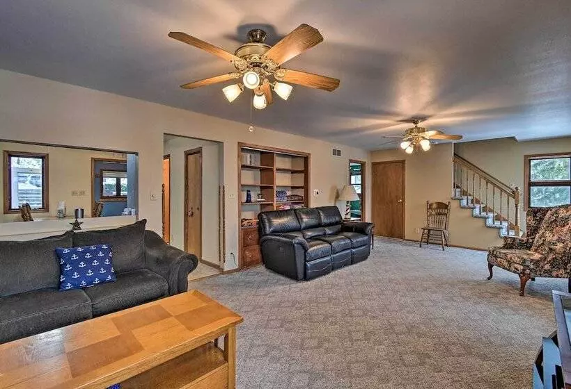 Waterfront Fond Du Lac Home On Deneveu Lake!