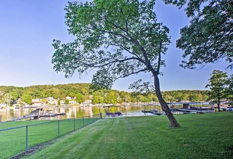 Boat Dock, Game Room: Lakefront Sunrise Beach Home