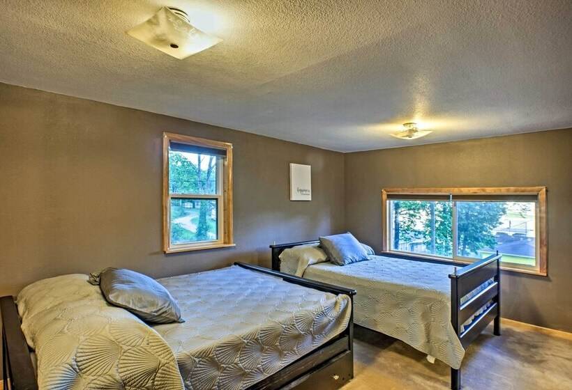 Boat Dock, Game Room: Lakefront Sunrise Beach Home