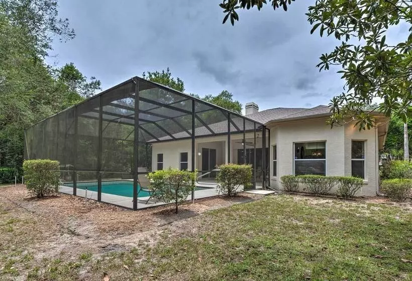 Luxe House W/ Lanai + Pool, 2 Miles To Golf!