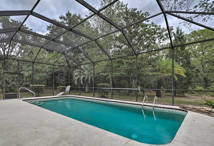 Luxe House W/ Lanai + Pool, 2 Miles To Golf!