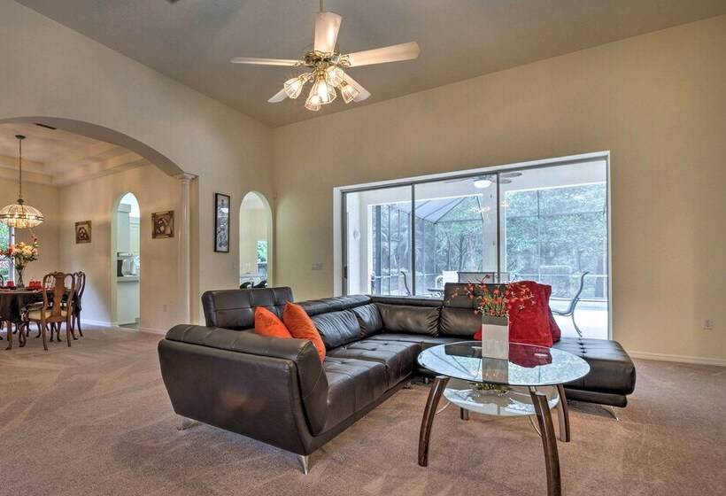 Luxe House W/ Lanai + Pool, 2 Miles To Golf!