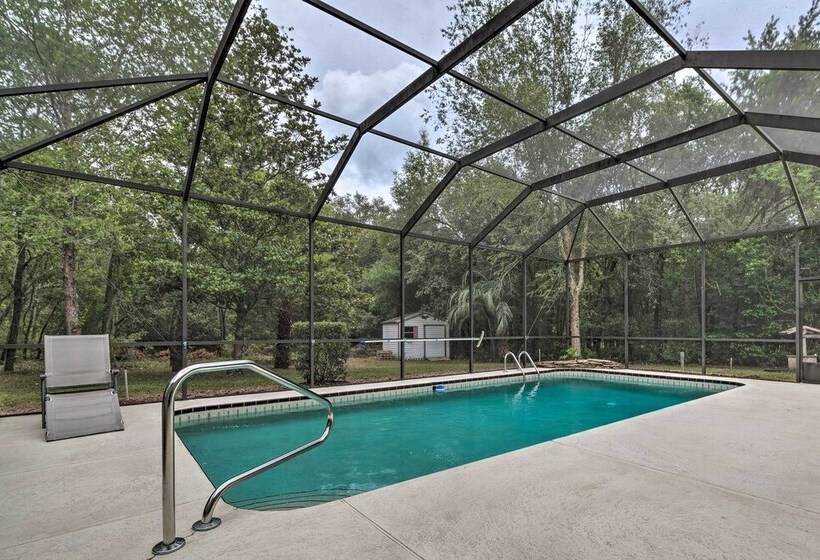 Luxe House W/ Lanai + Pool, 2 Miles To Golf!