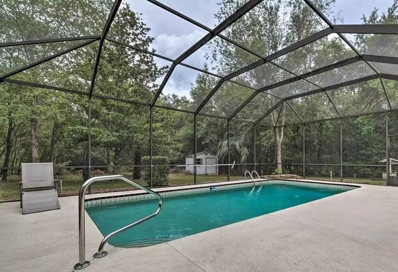 Luxe House W/ Lanai + Pool, 2 Miles To Golf!