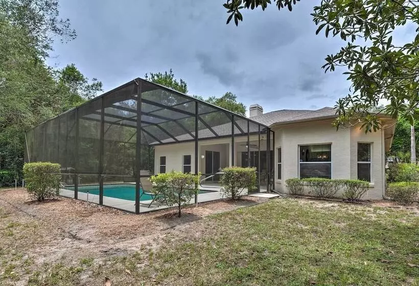 Luxe House W/ Lanai + Pool, 2 Miles To Golf!