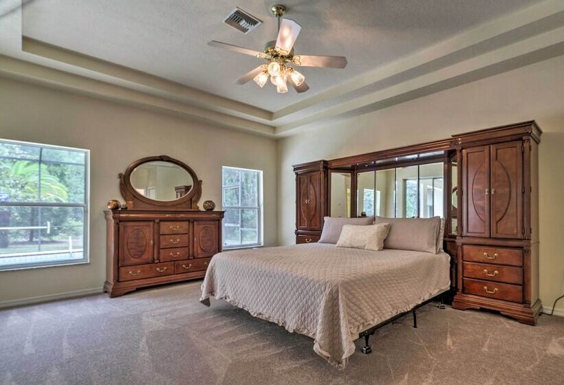 Luxe House W/ Lanai + Pool, 2 Miles To Golf!