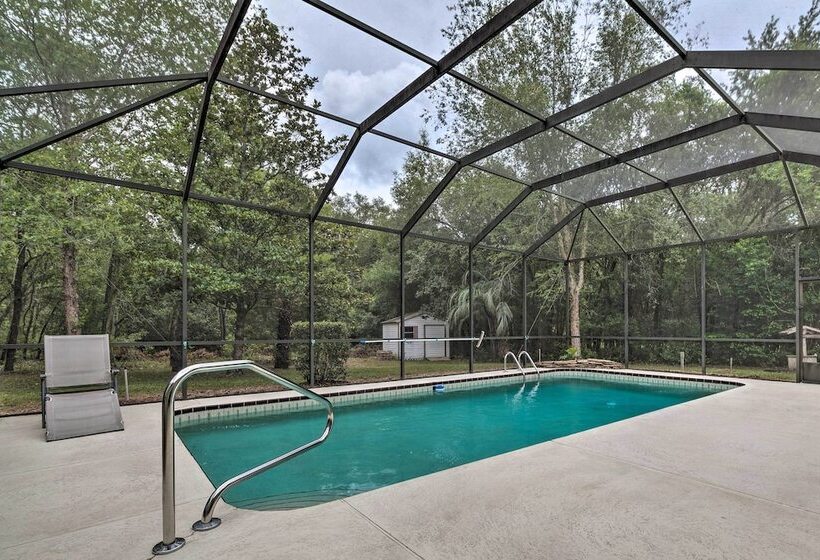 Luxe House W/ Lanai + Pool, 2 Miles To Golf!