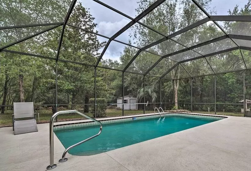 Luxe House W/ Lanai + Pool, 2 Miles To Golf!