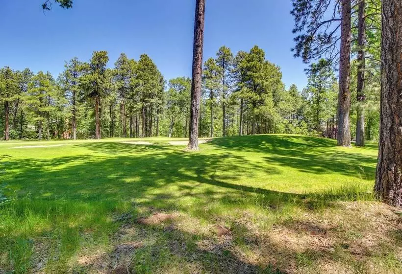 Pinetop Cabin W/ Golf Course Patio On 8th Green!
