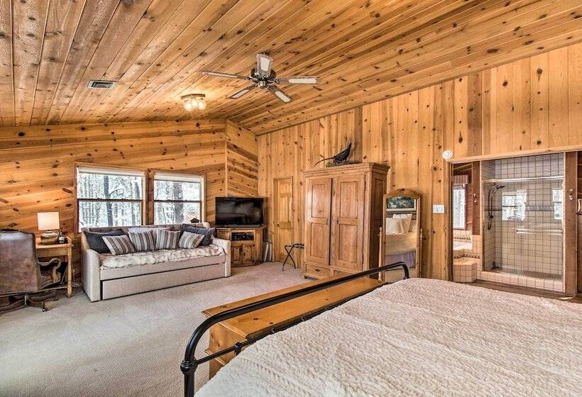 Pinetop Cabin W/ Golf Course Patio On 8th Green!