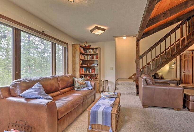 2 Mi To Grand Lake: Cabin W/ Fireplace & Library!