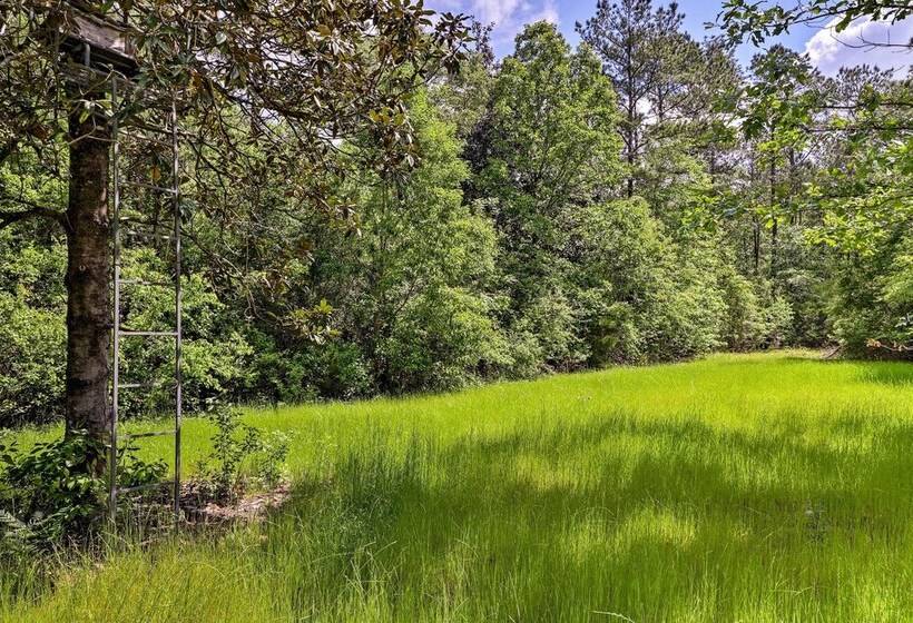Secluded Cabin W/ Pond ~ 37 Mi To Gulf Coast!