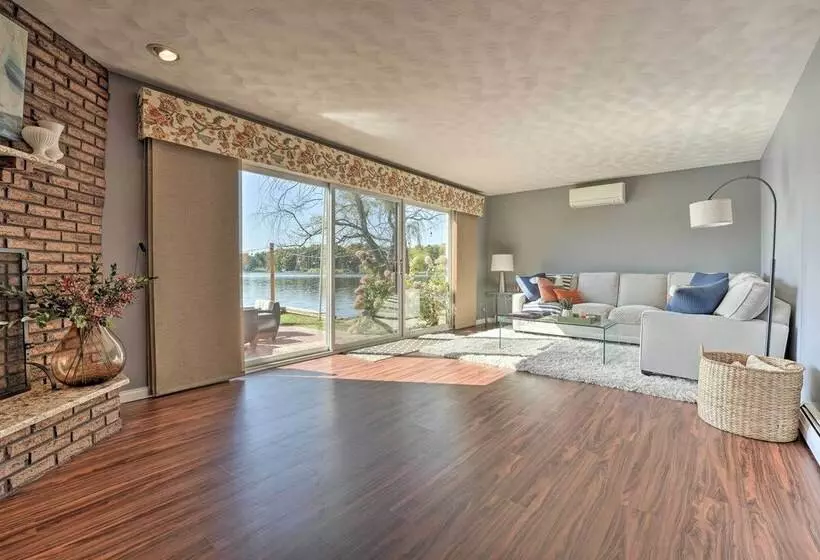 Spacious Delton Home W/ Fire Pit + Lake Views