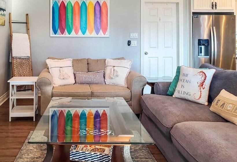 Modern Crystal Beach Escape   225 Feet To Shore!