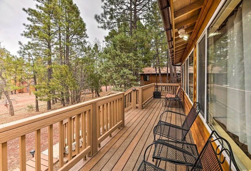 Large Yard W/ Fire Pit: Show Low Cabin