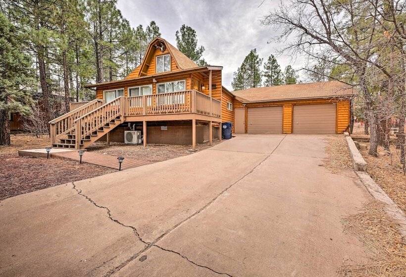 Large Yard W/ Fire Pit: Show Low Cabin