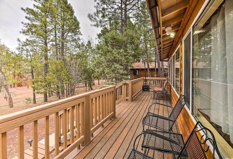 Large Yard W/ Fire Pit: Show Low Cabin