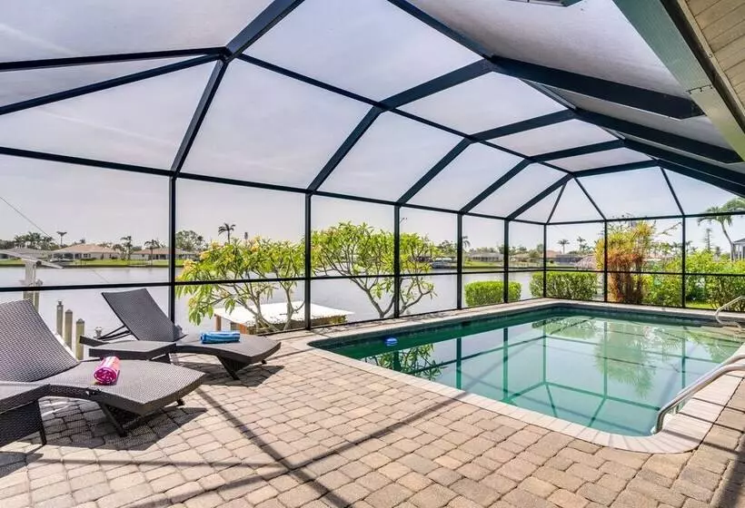 Waterfront Cape Coral Home W/ Pool & Gulf Access