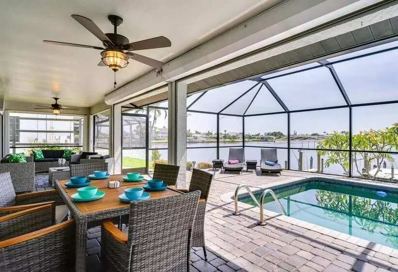 Waterfront Cape Coral Home W/ Pool & Gulf Access
