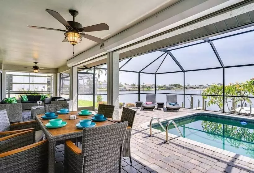 Waterfront Cape Coral Home W/ Pool & Gulf Access