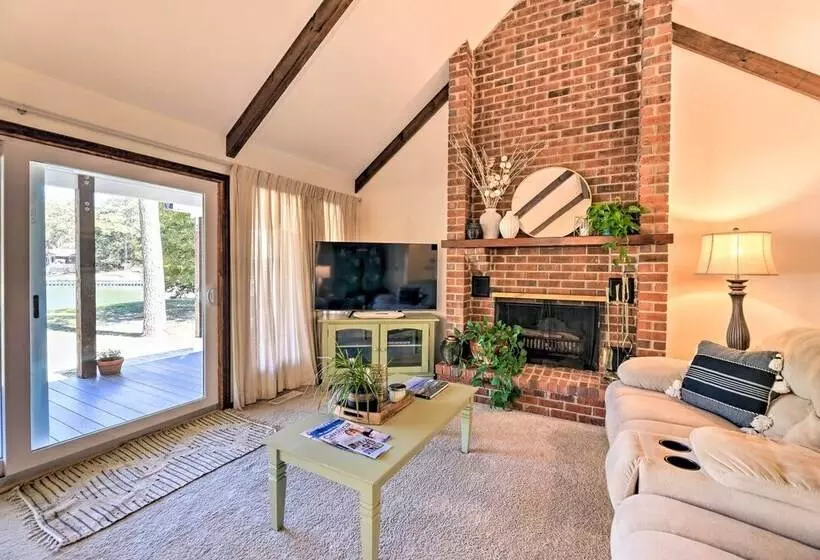 Waterfront Pine Knoll Shores Gem W/ Boat Dock