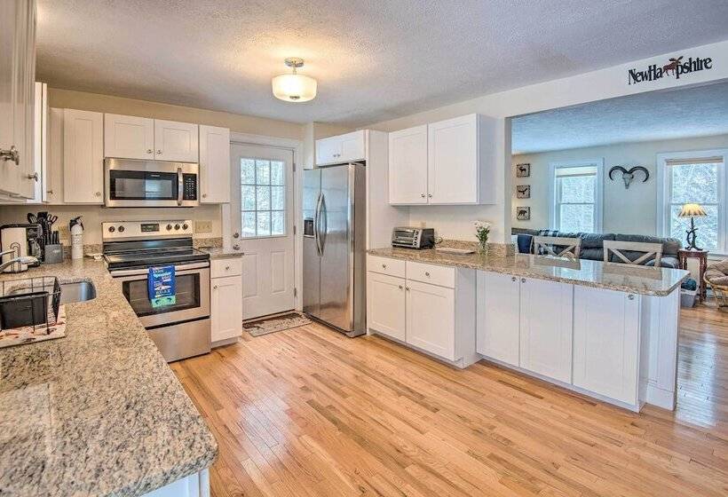 Gilford Home W/ Forest View, By Lake Winnepesaukee